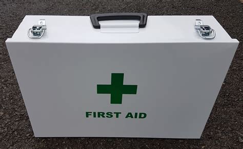 first aid box metal|first aid box refill supplies.